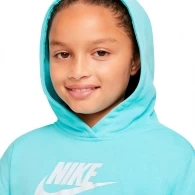 Hanorac Nike G NSW CLUB FT CROP HOODIE HBR thumbnav 3